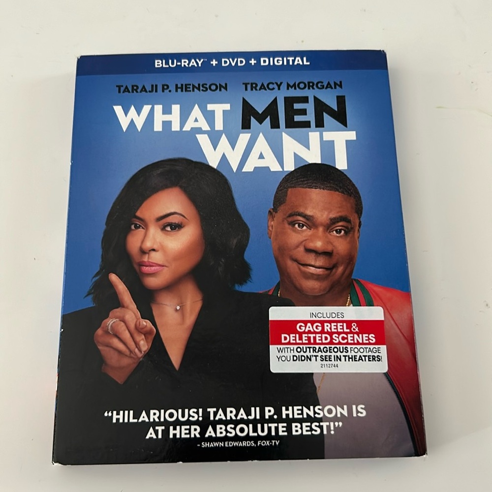 What Men Want Movie Blu-ray + DVD + Digital - Includes extra scenes
